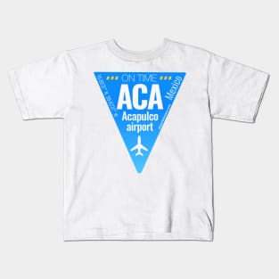 ACA airport sky Kids T-Shirt